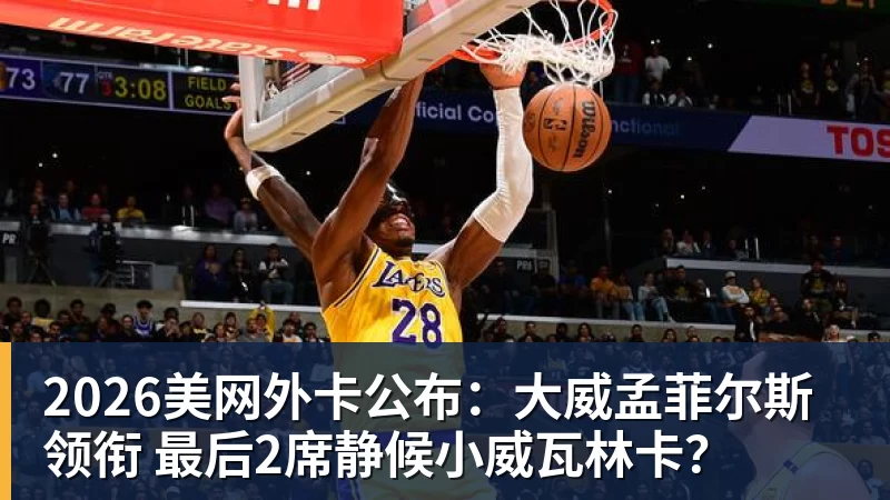 完美体育2026美网外卡公布：大威孟菲尔斯领衔 最后2席静候小威瓦林卡？